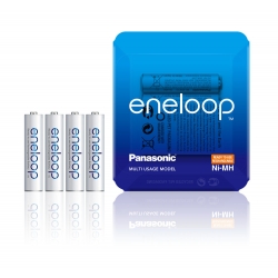 4 x akumulatorki Panasonic Eneloop R03 AAA 800mAh BK-4MCCE (sliding pack) 1.2V