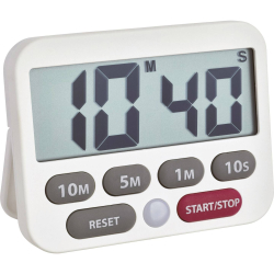 Timer TFA Dostmann 38.2038.02 cyfrowy biały