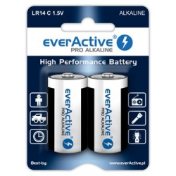 2 x bateria alkaliczna everActive Pro LR14/C (blister) 1,5V