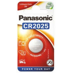 1 x bateria litowa mini Panasonic CR2025 3V
