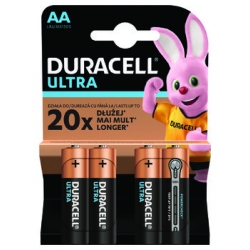 4 x baterie Duracell Ultra Powercheck LR6/AA (blister)